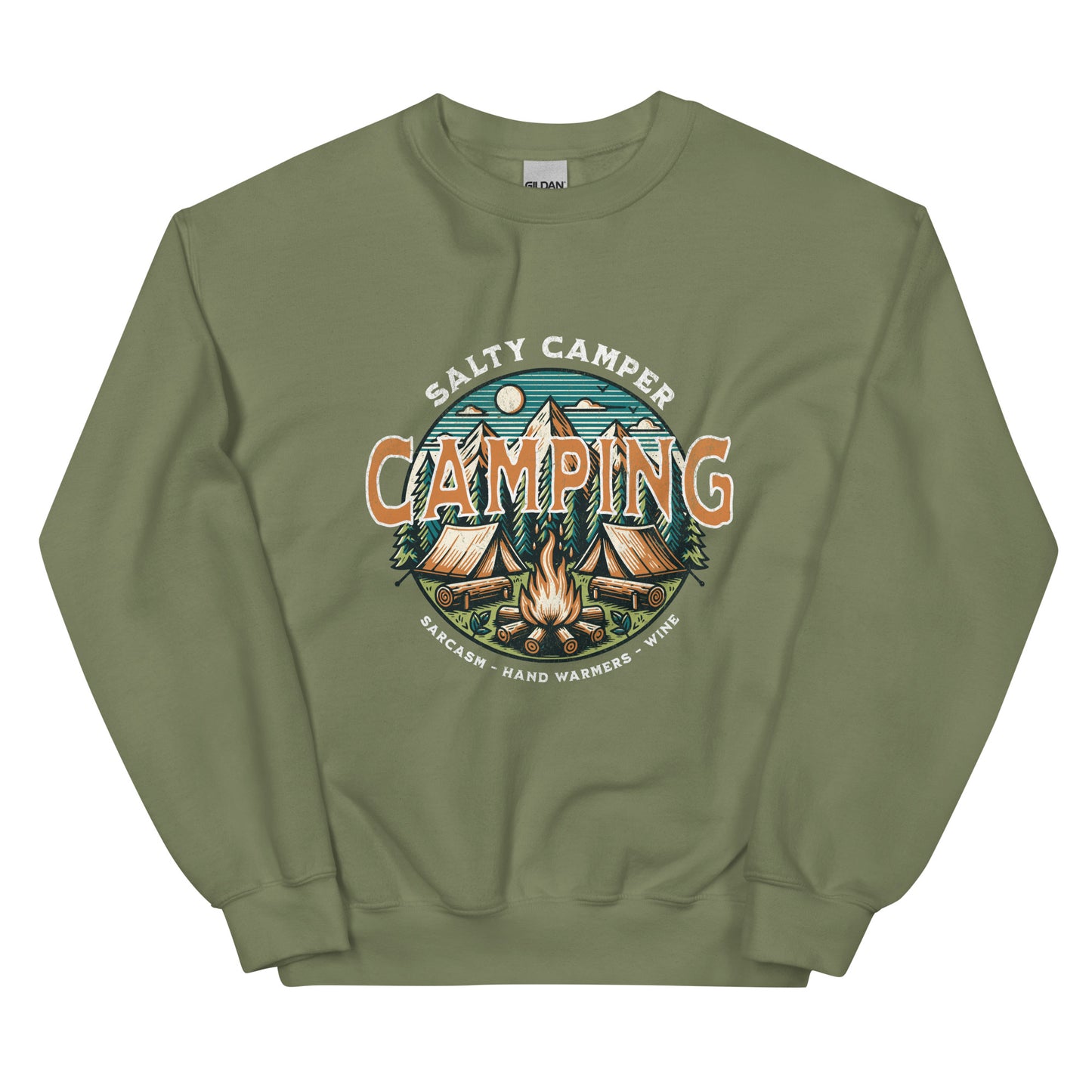 "Salty Camper" - Crew neck sweatshirt