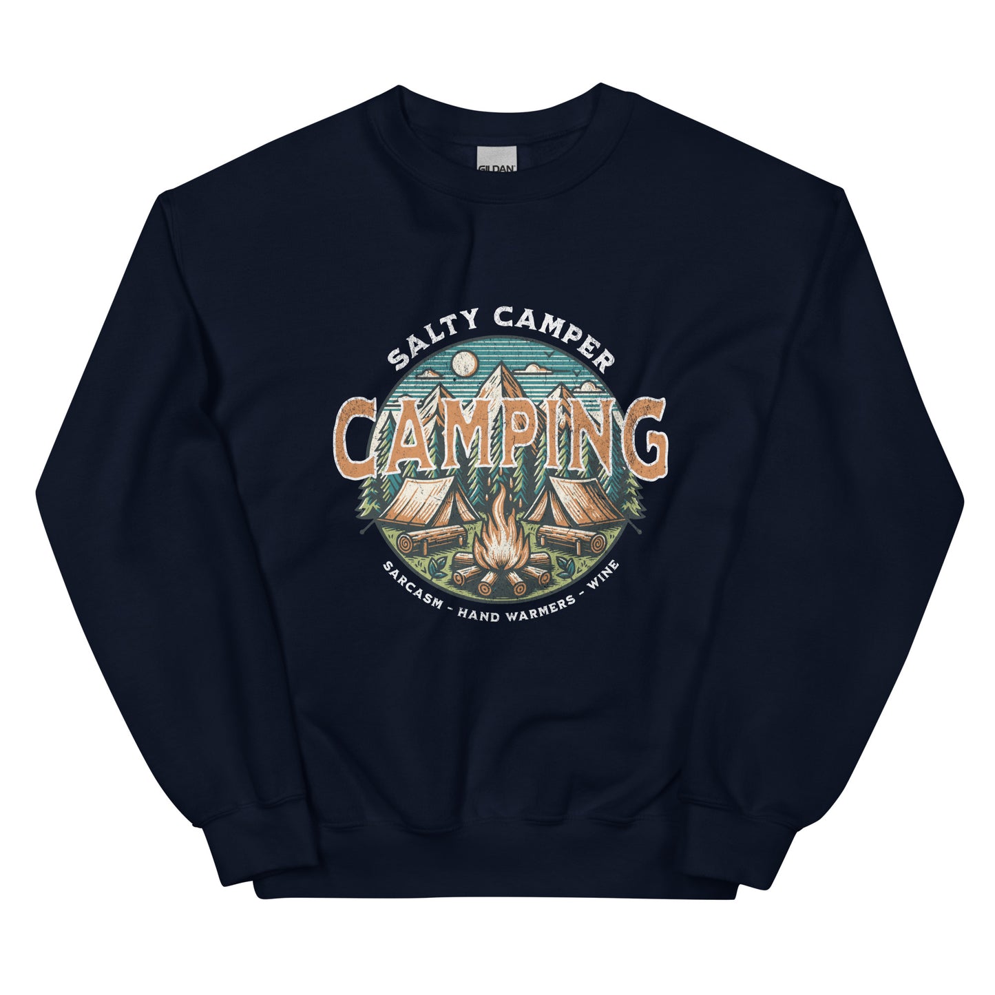 "Salty Camper" - Crew neck sweatshirt