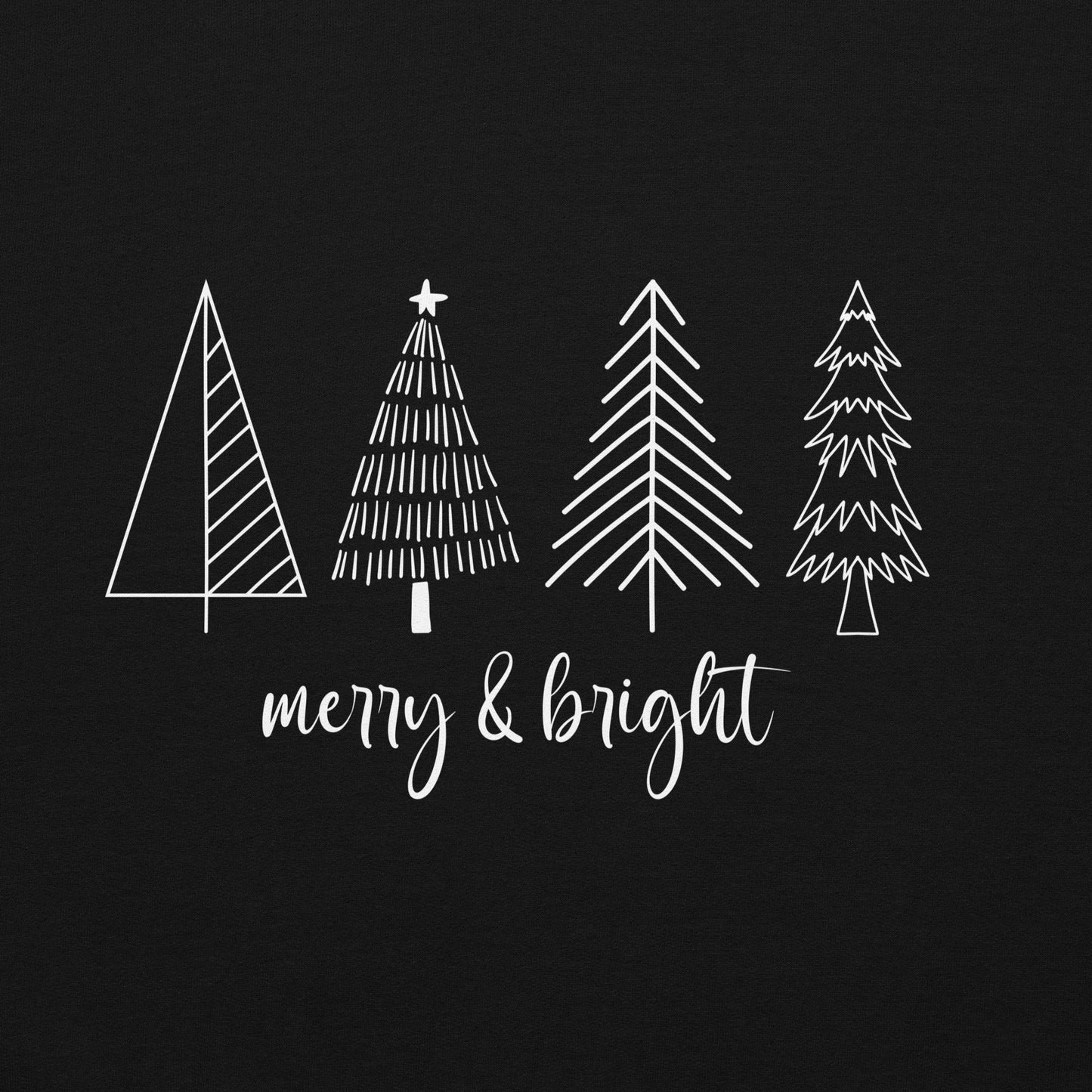 "Merry & Bright" Unisex Hoodie