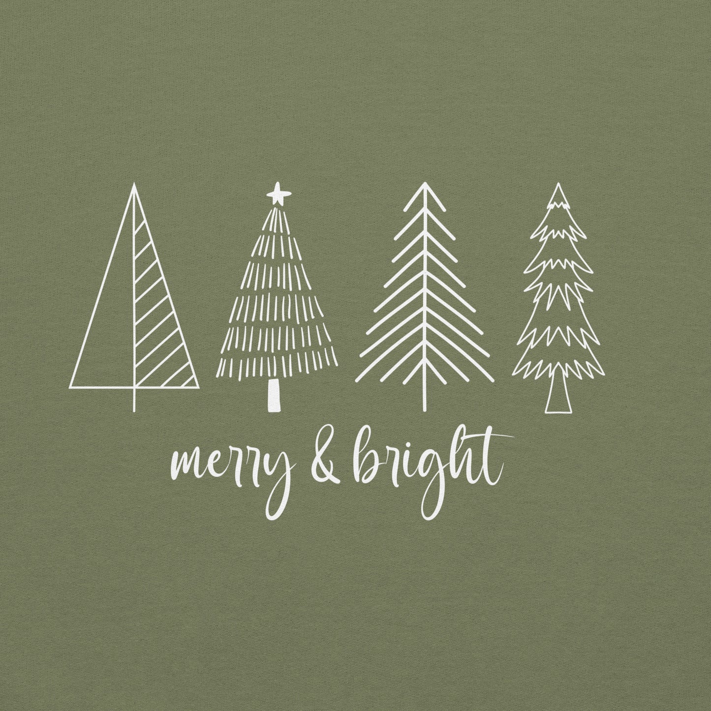 "Merry & Bright" Unisex Hoodie