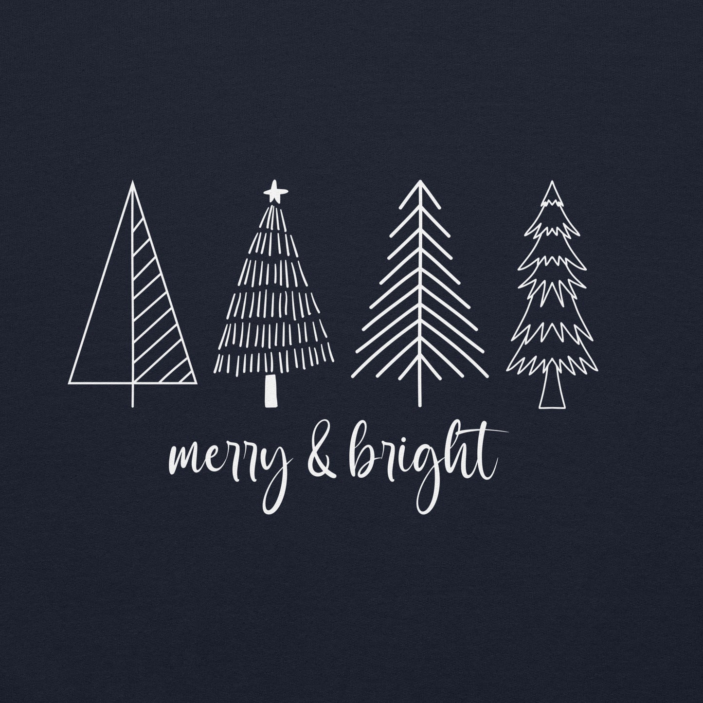 "Merry & Bright" Unisex Hoodie