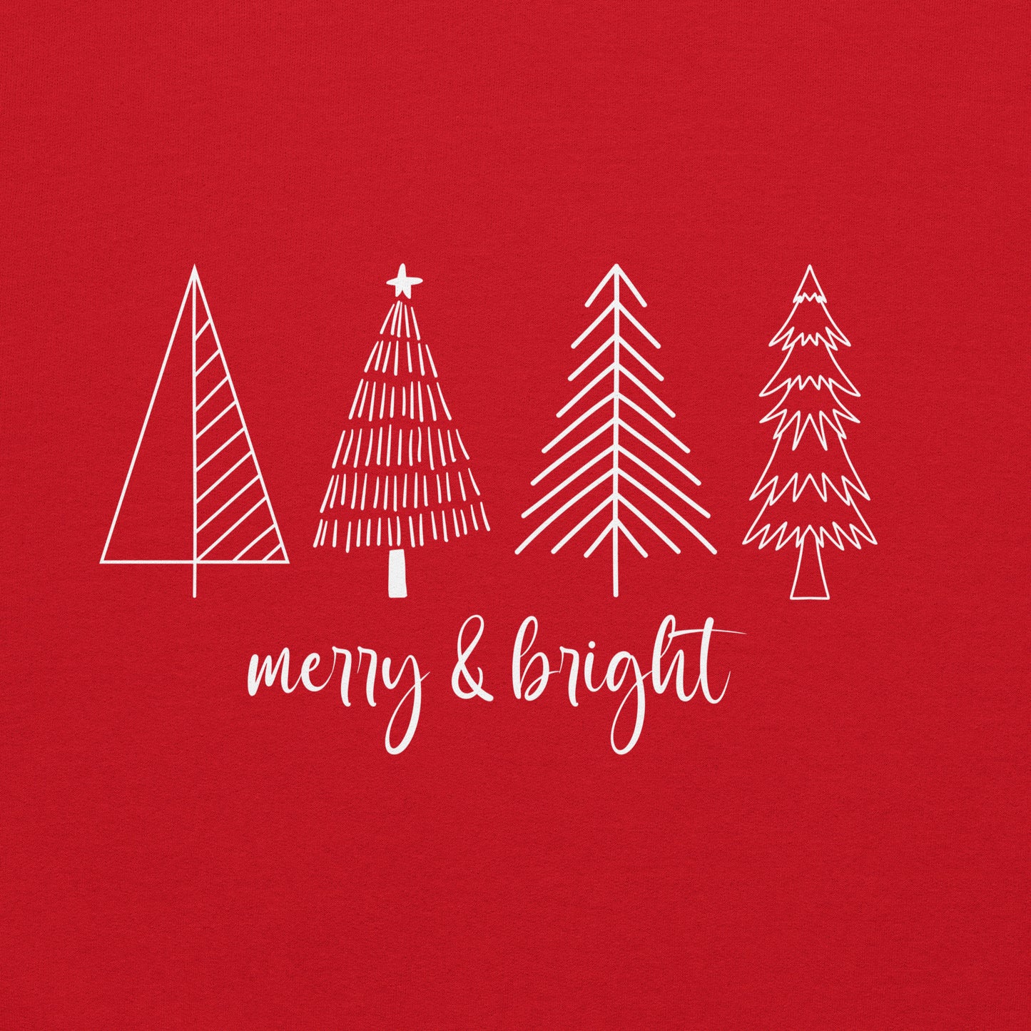 "Merry & Bright" Unisex Hoodie