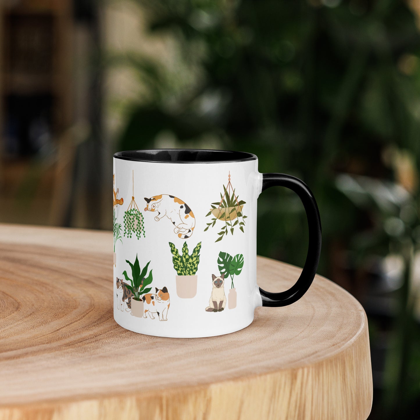 Cats and House Plants Mug
