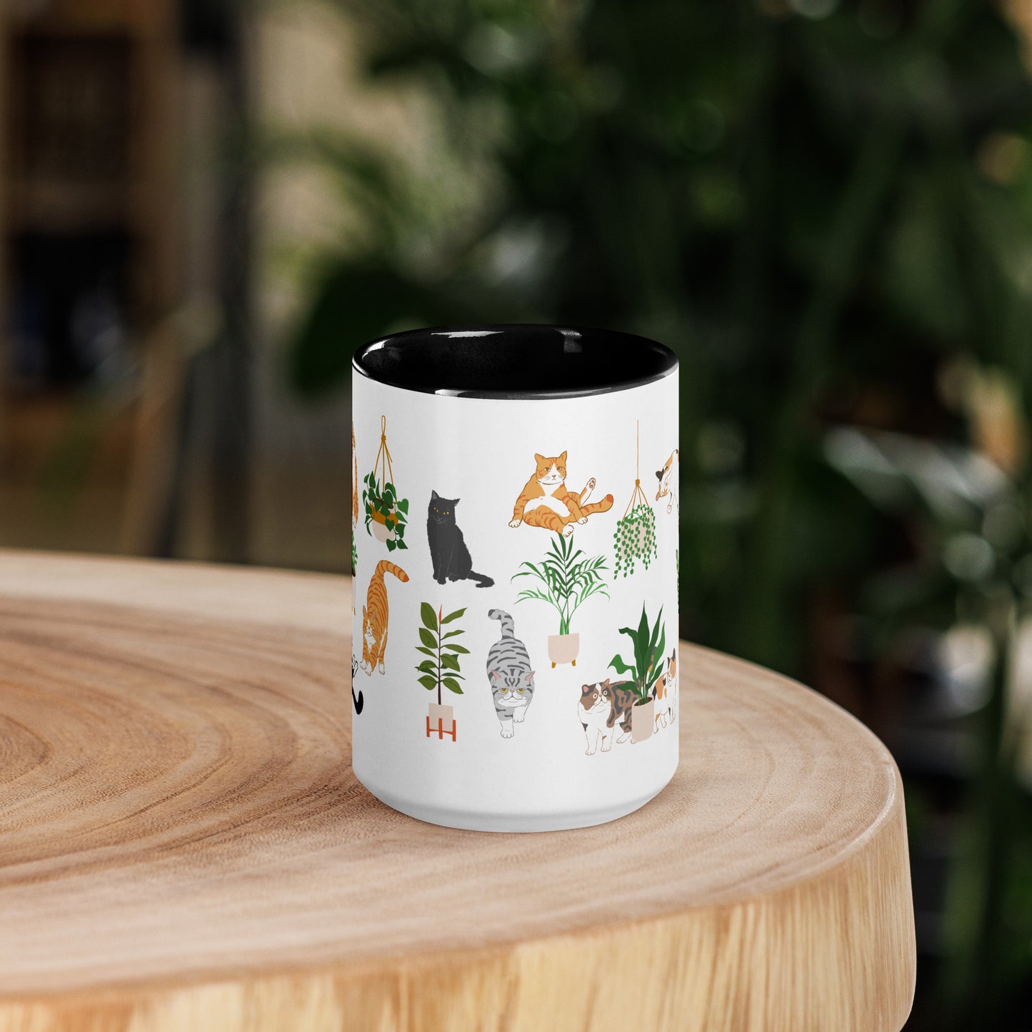 Cats and House Plants Mug