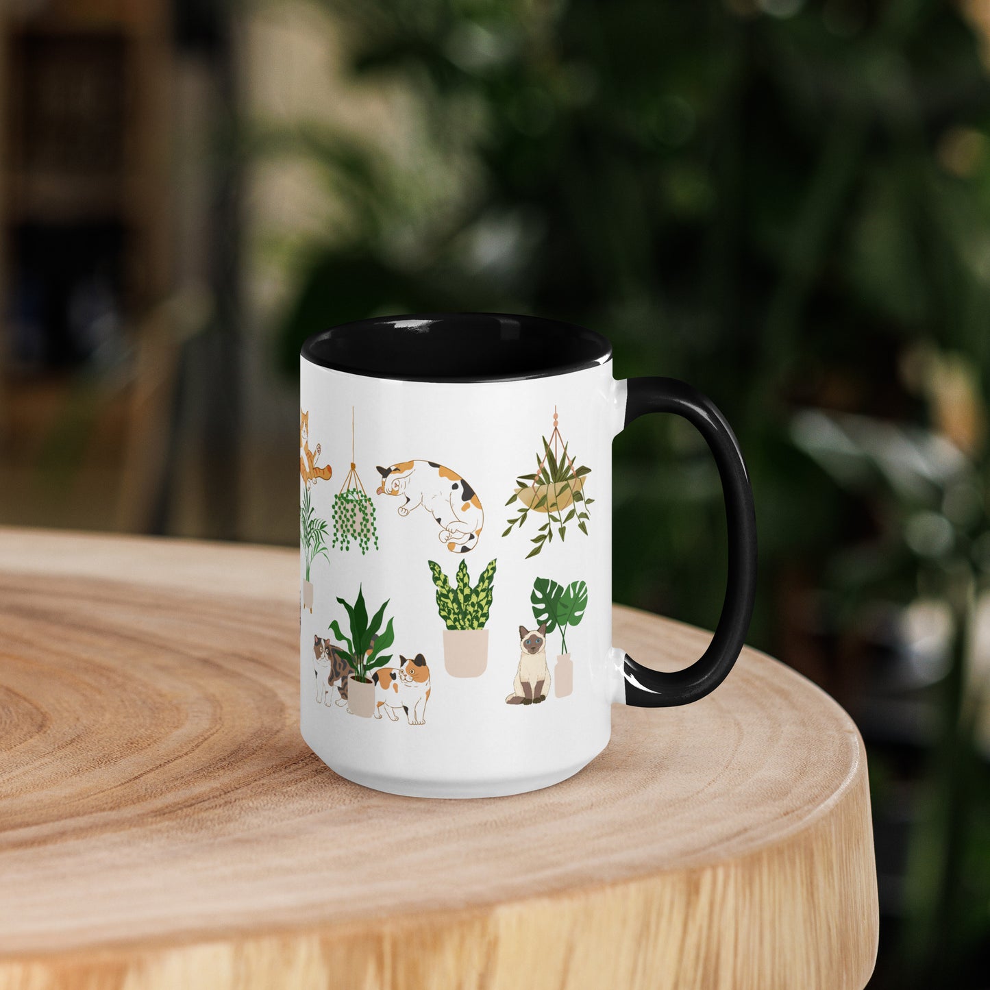 Cats and House Plants Mug