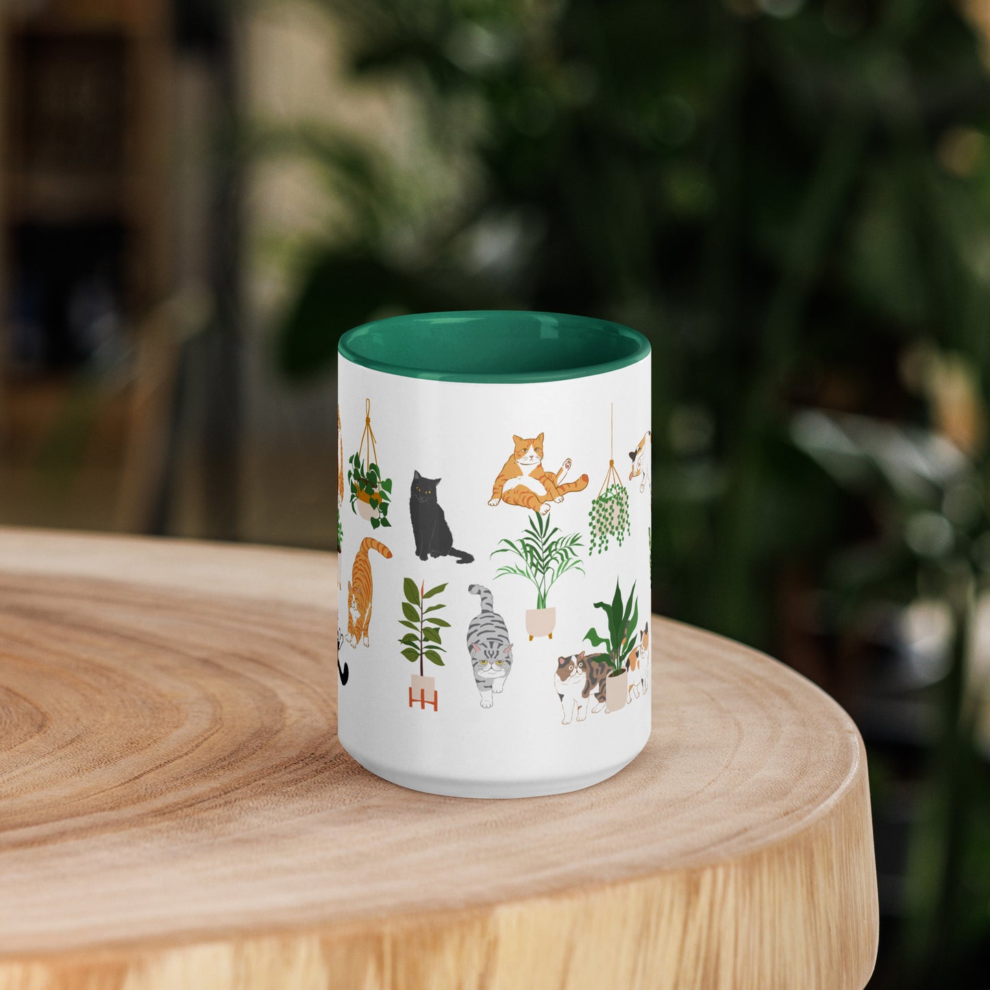 Cats and House Plants Mug