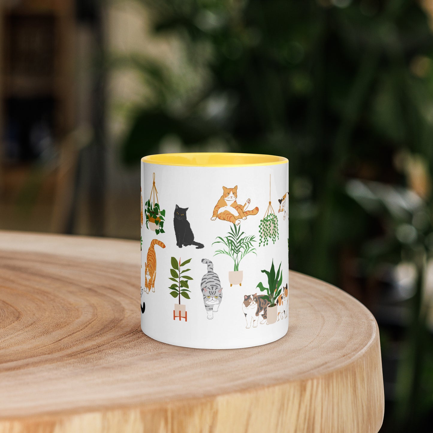Cats and House Plants Mug