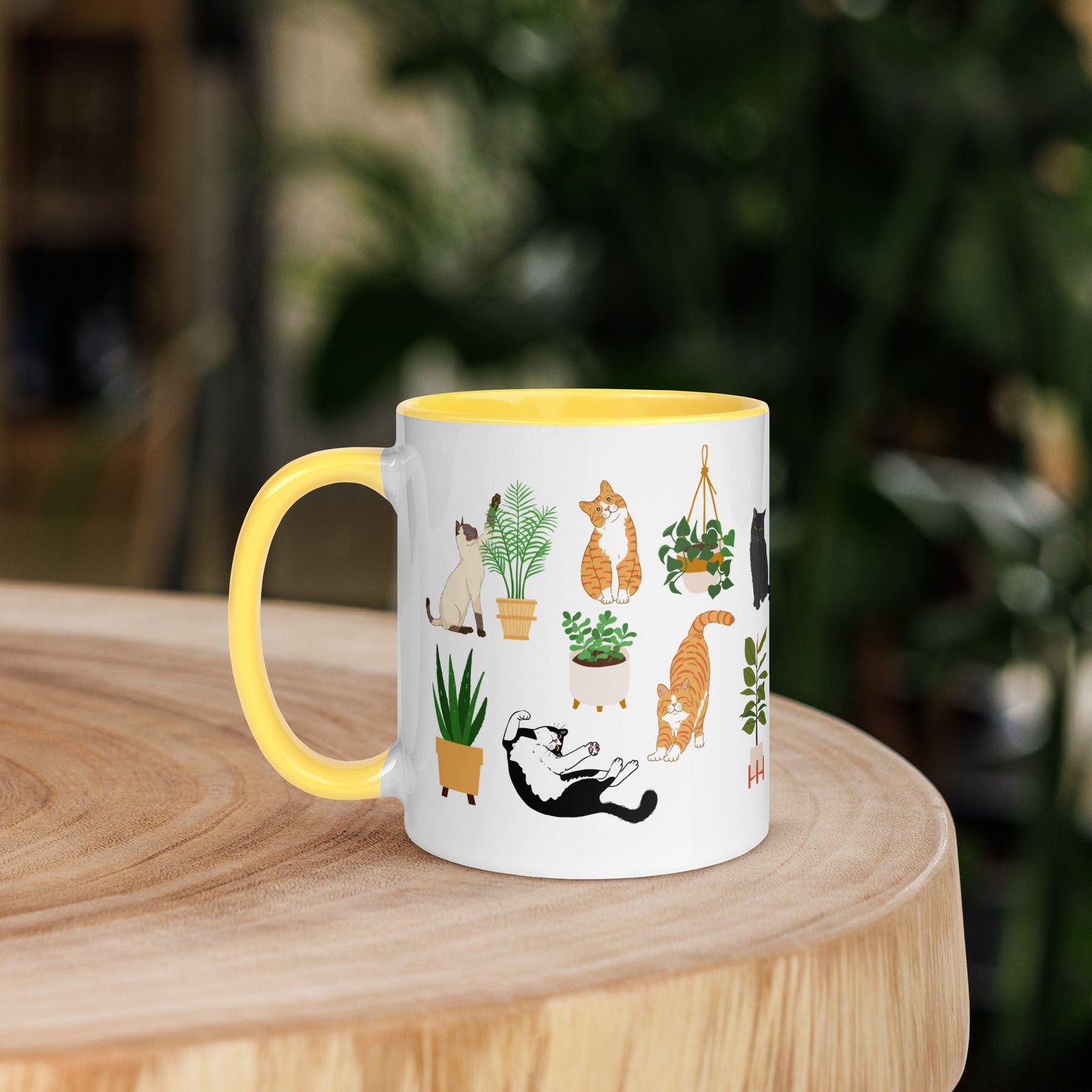 Cats and House Plants Mug