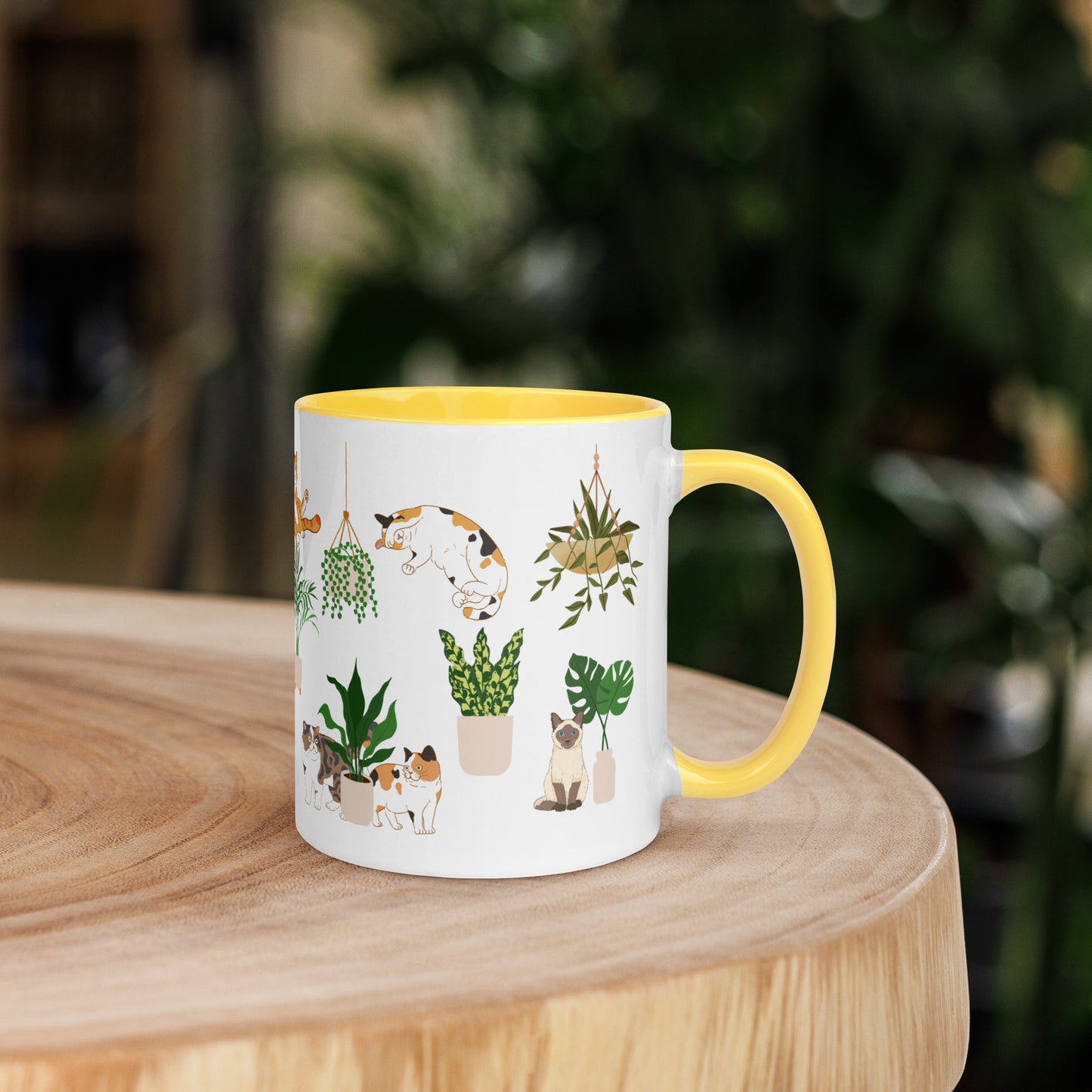 Cats and House Plants Mug