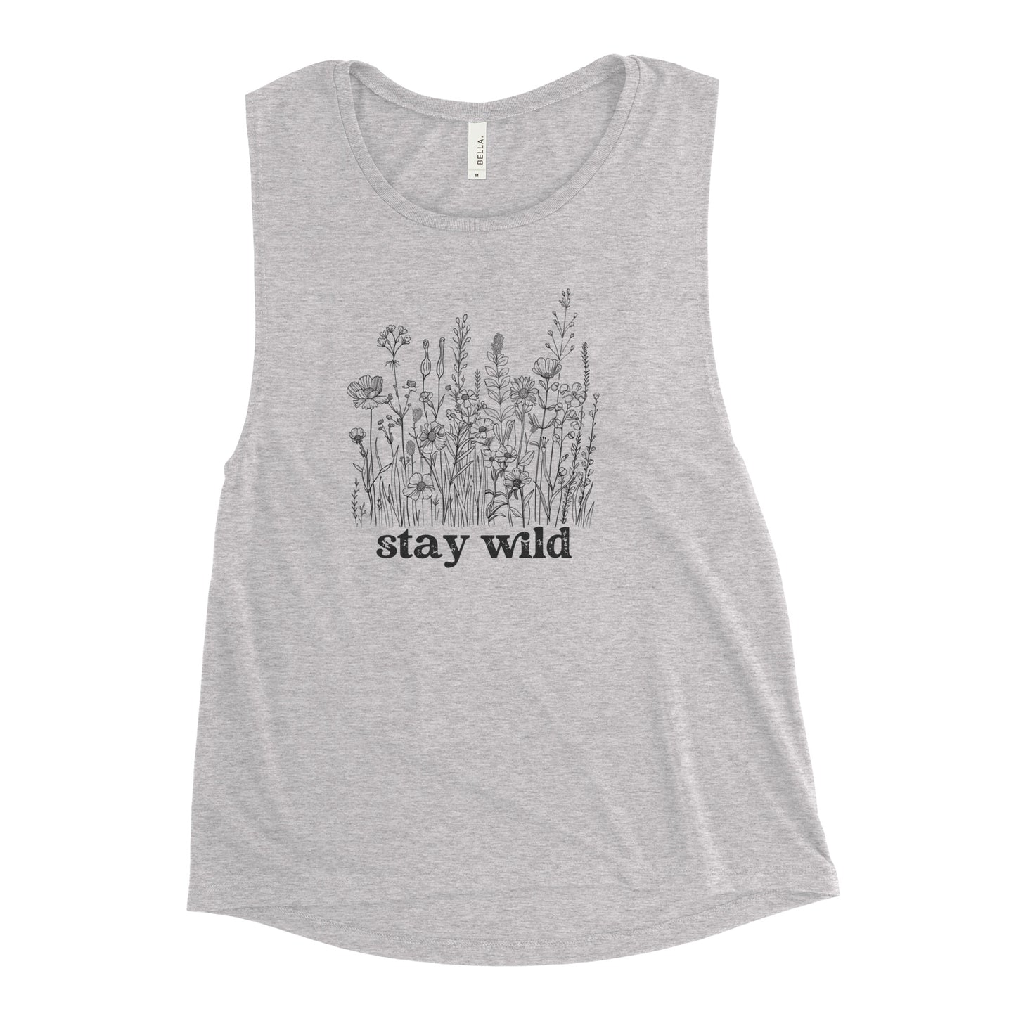 "Stay Wild" - Ladies’ Muscle Tank