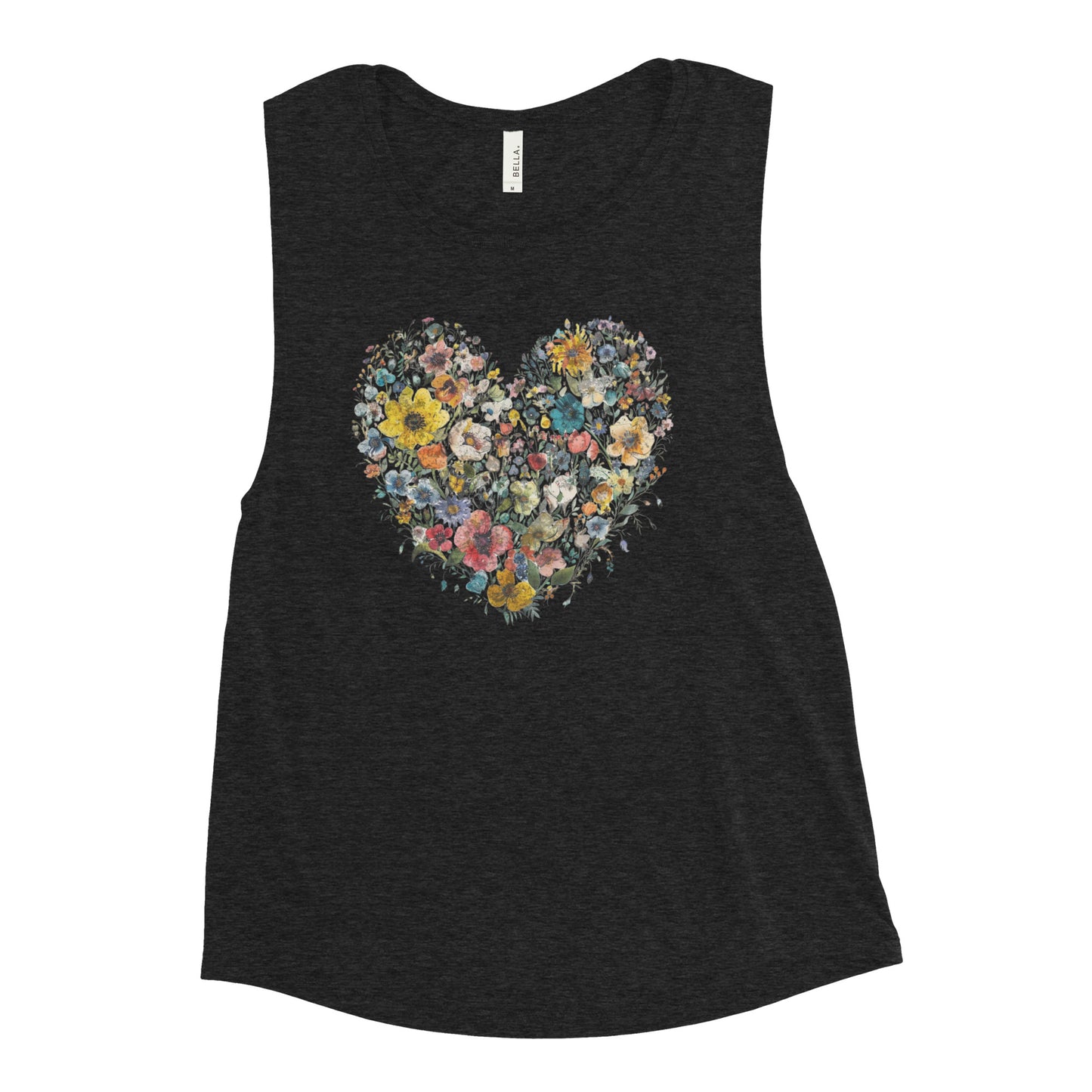 Flower Love - Ladies’ Muscle Tank