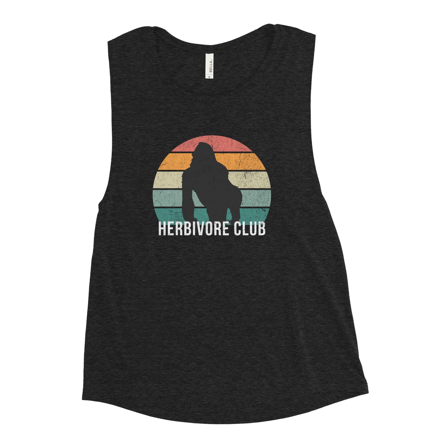 Gorilla "Herbivore Club" - Ladies’ Muscle Tank