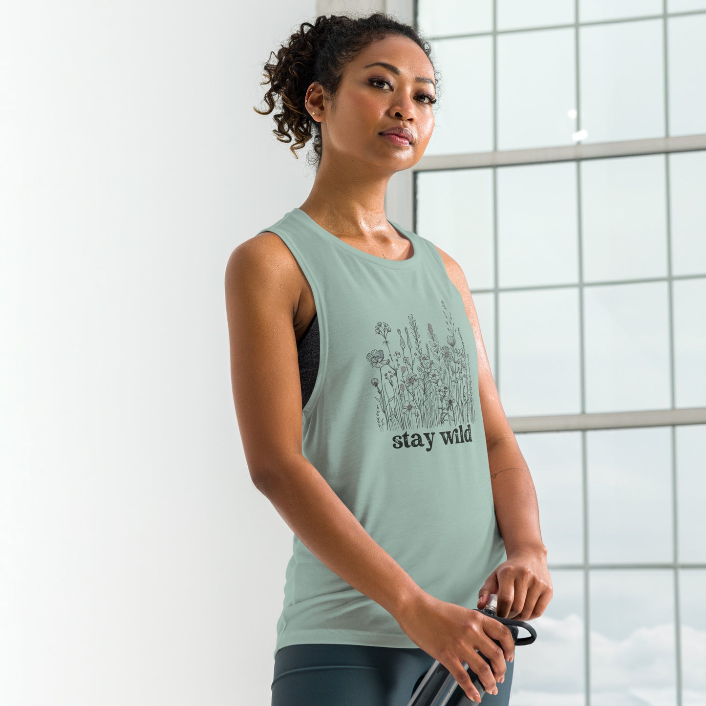 "Stay Wild" - Ladies’ Muscle Tank