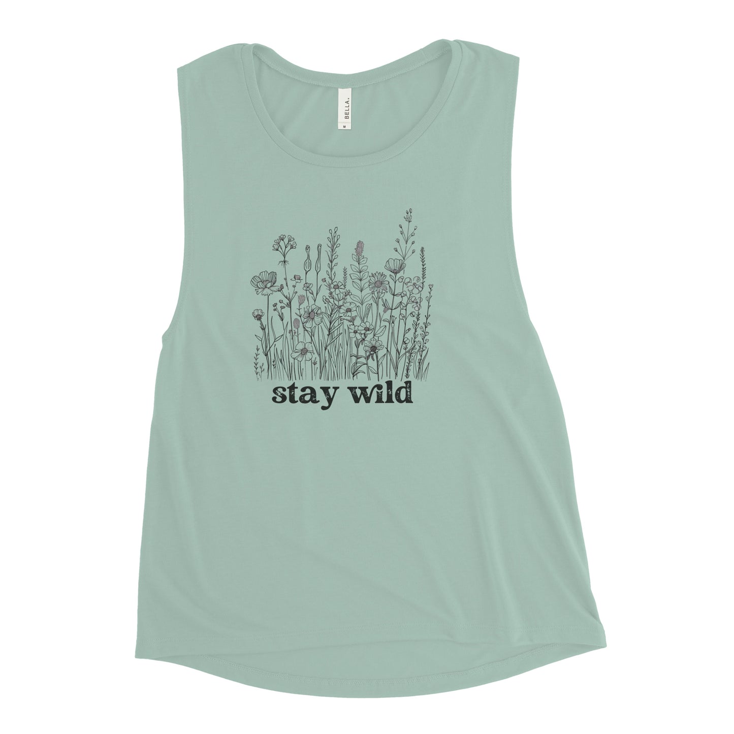 "Stay Wild" - Ladies’ Muscle Tank