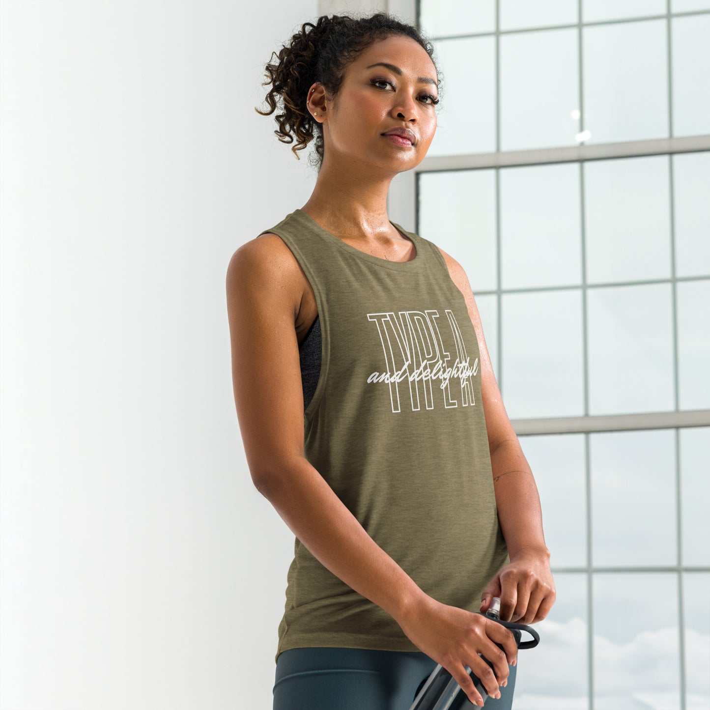 "Type A & Delightful" - Ladies’ Muscle Tank