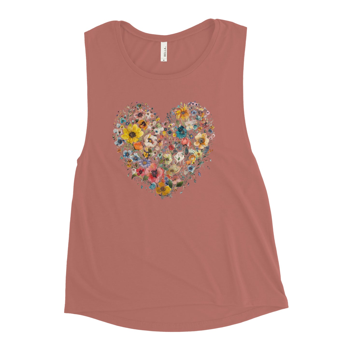 Flower Love - Ladies’ Muscle Tank