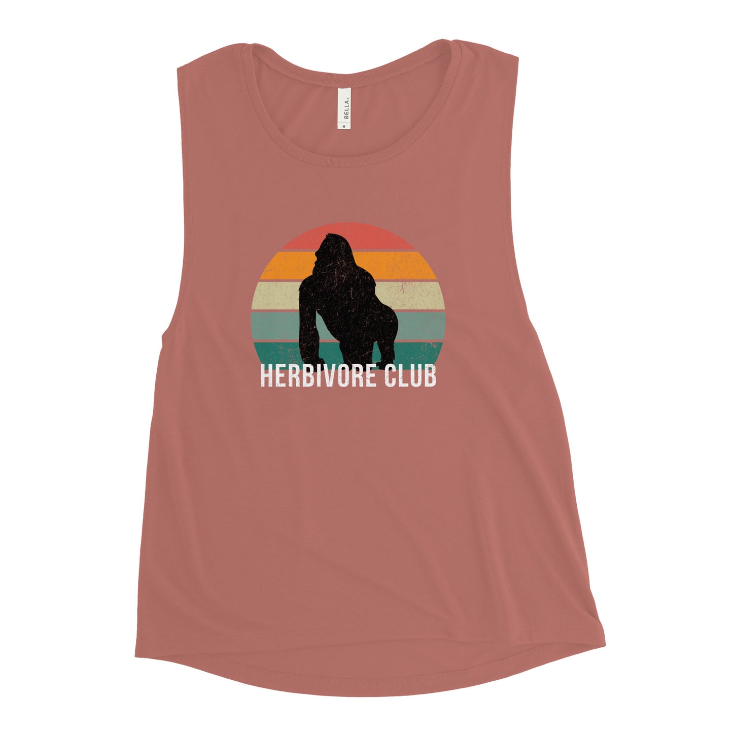 Gorilla "Herbivore Club" - Ladies’ Muscle Tank