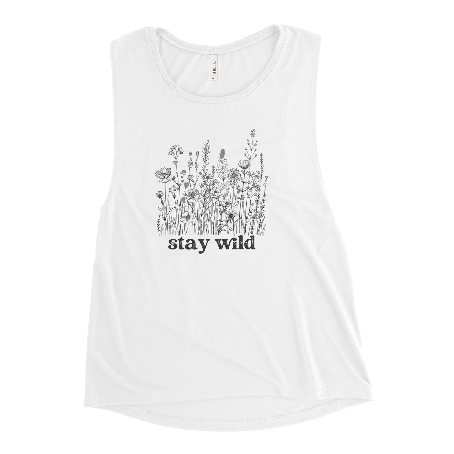 "Stay Wild" - Ladies’ Muscle Tank