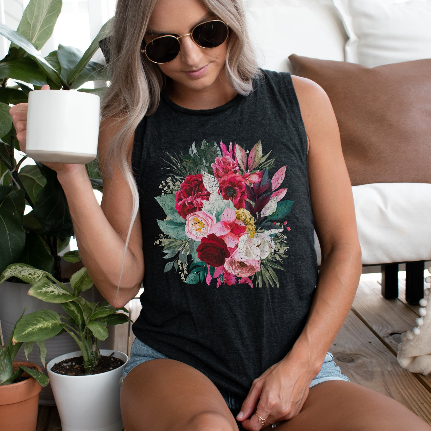 Bouquet - Ladies’ Muscle Tank
