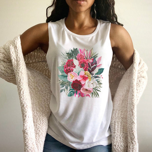 Bouquet - Ladies’ Muscle Tank