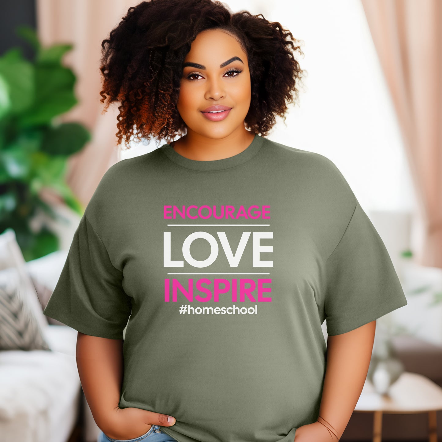 "Encourage & Love" Homeschool - T-shirt