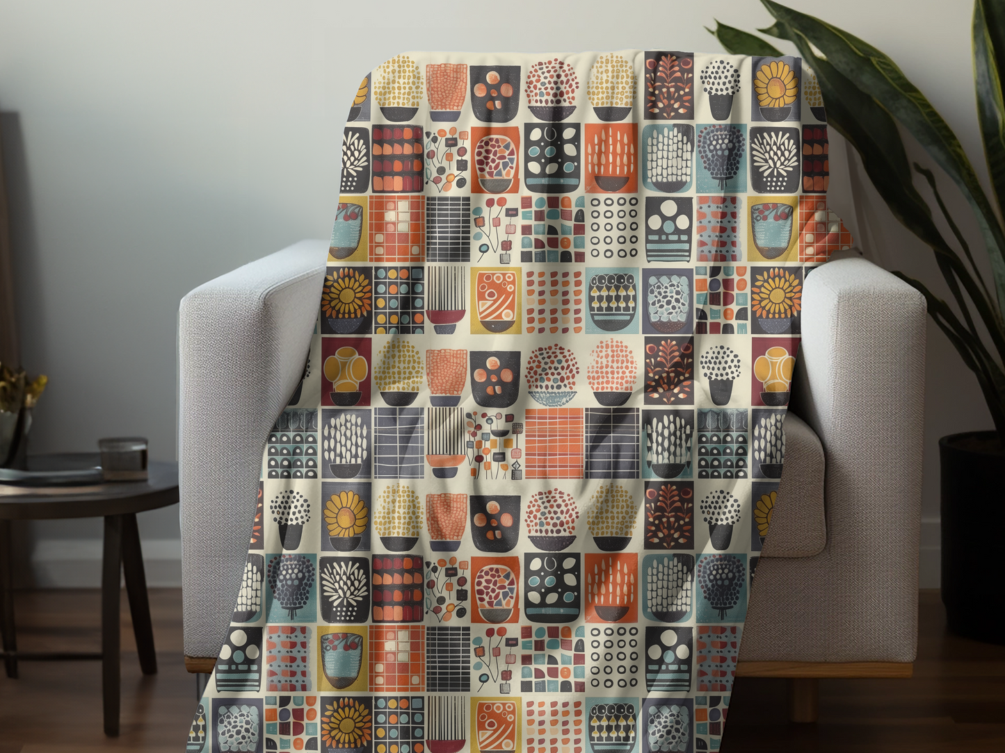 "Florence" Sherpa blanket