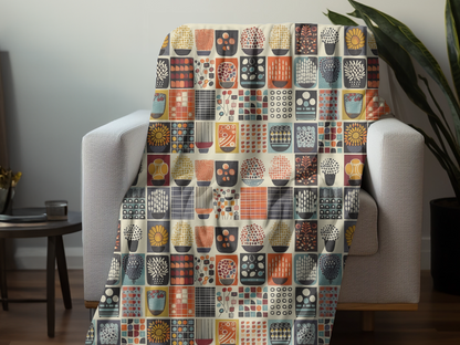 "Florence" Sherpa blanket