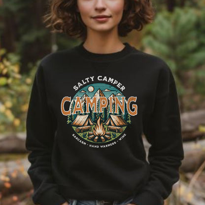"Salty Camper" -  Crew neck sweatshirt