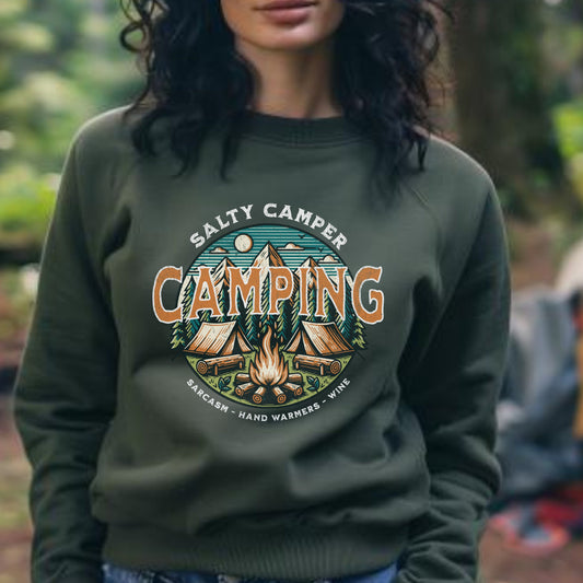 "Salty Camper" -  Crew neck sweatshirt