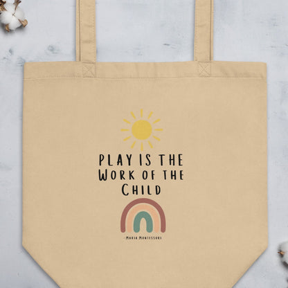 "Play is the Work of the Child" Eco Tote Bag