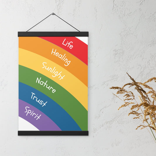 Rainbow Meaning Poster with hangers