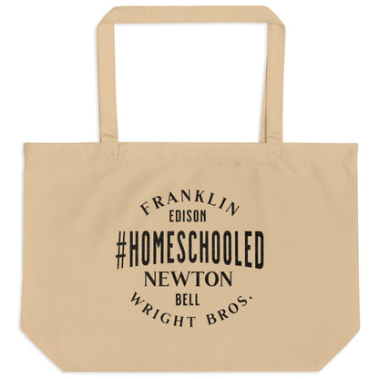 Homeschooled Scientists & Engineers - Large organic tote bag