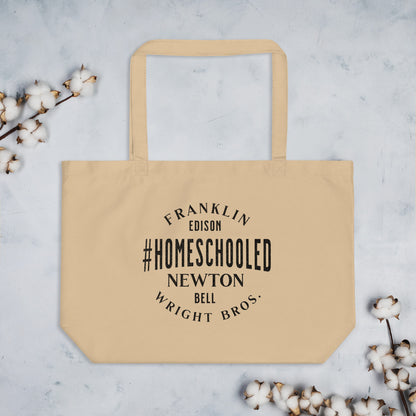 Homeschooled Scientists & Engineers - Large organic tote bag
