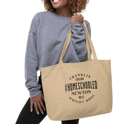 Homeschooled Scientists & Engineers - Large organic tote bag