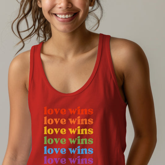 Love Wins - Unisex Tank Top