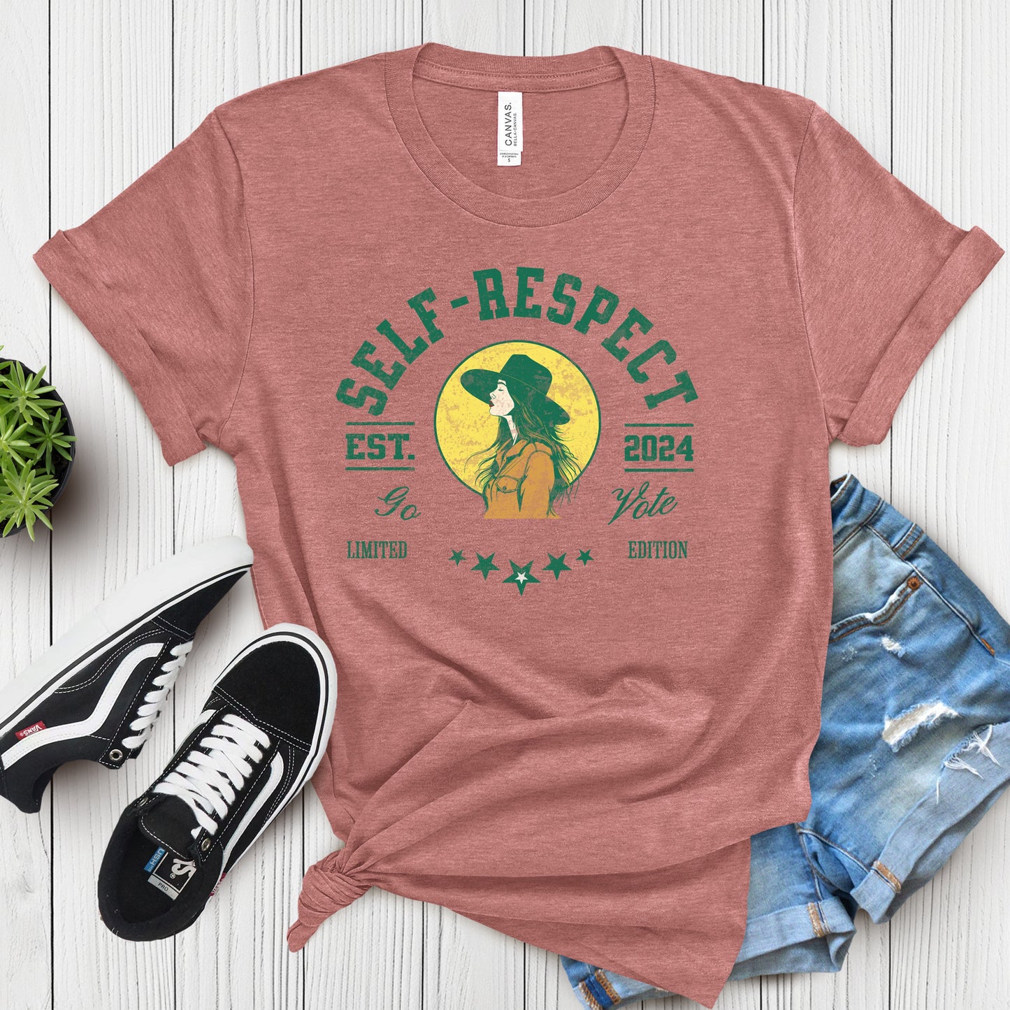 "Cowgirl-Self Respect" Unisex t-shirt
