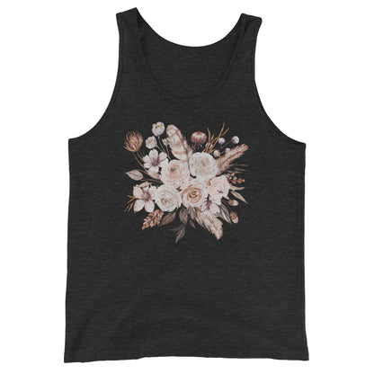 "Vintage Flowers" - Unisex Tank Top