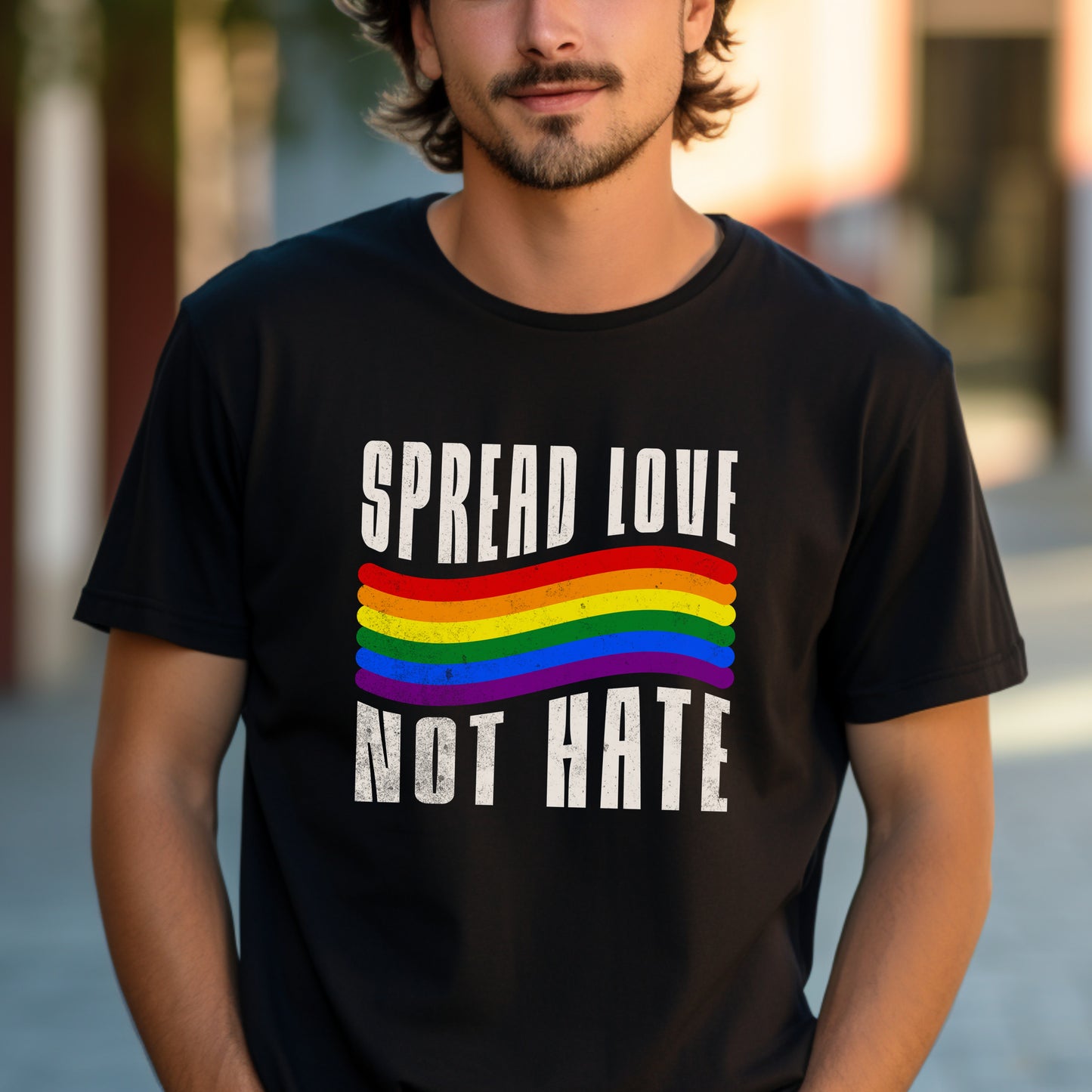 "Spread Love, Not Hate" - T-shirt