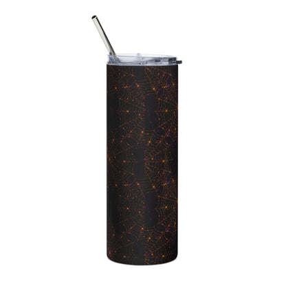 "Spiderwebs" - Stainless steel tumbler