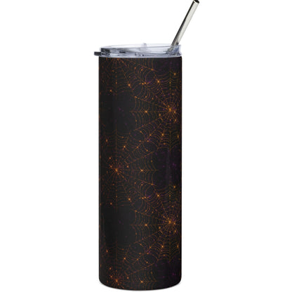 "Spiderwebs" - Stainless steel tumbler