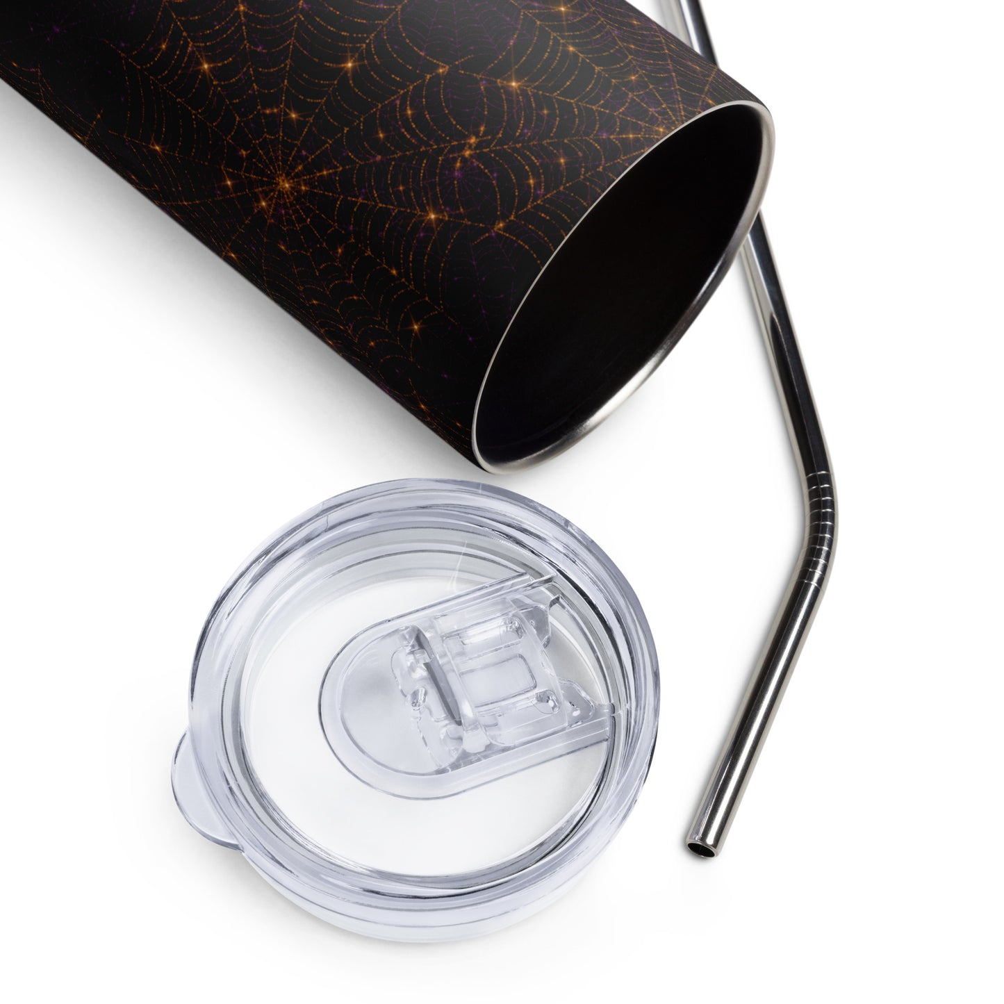 "Spiderwebs" - Stainless steel tumbler