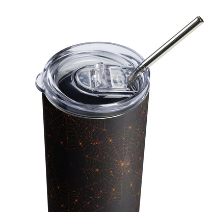 "Spiderwebs" - Stainless steel tumbler