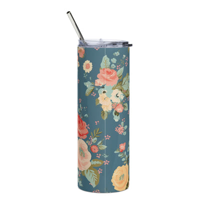 Classic Flower - Stainless steel tumbler