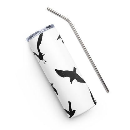 Black Birds - Stainless steel tumbler