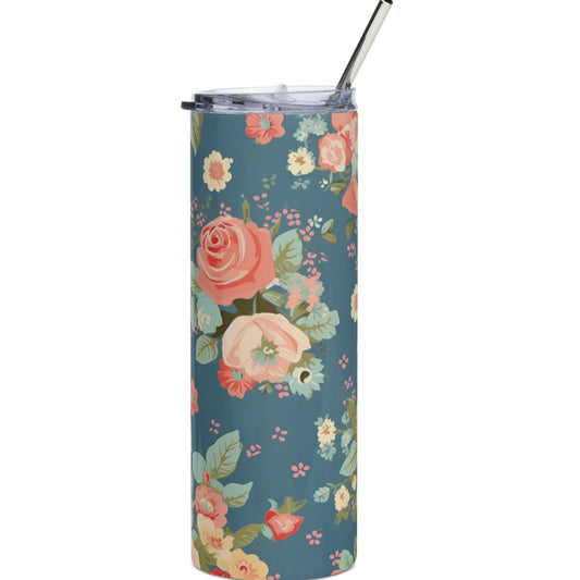 Classic Flower - Stainless steel tumbler
