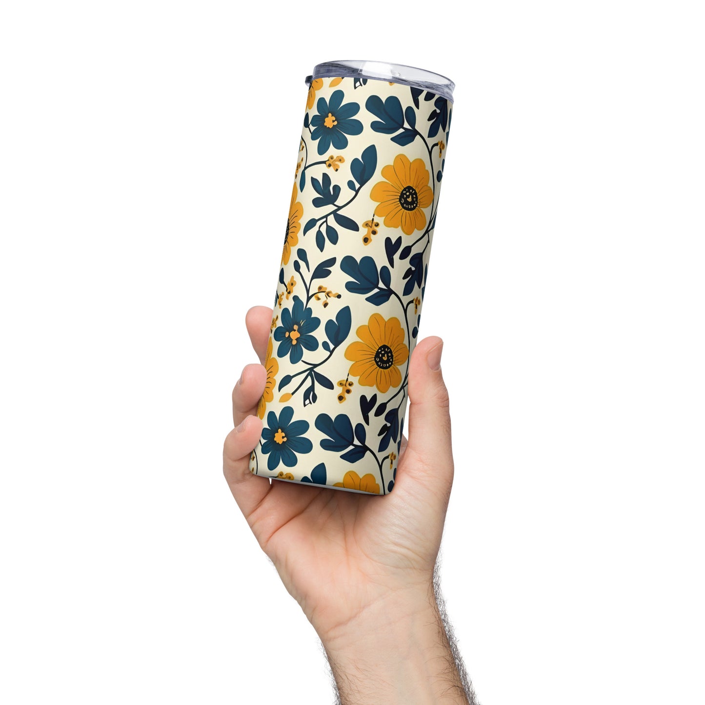 In Bloom stainless steel tumbler