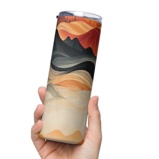 Serene Sunset - Stainless steel tumbler