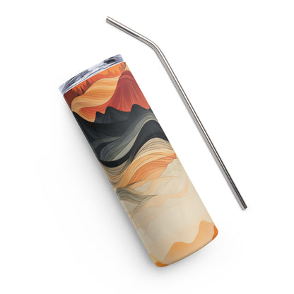 Serene Sunset - Stainless steel tumbler