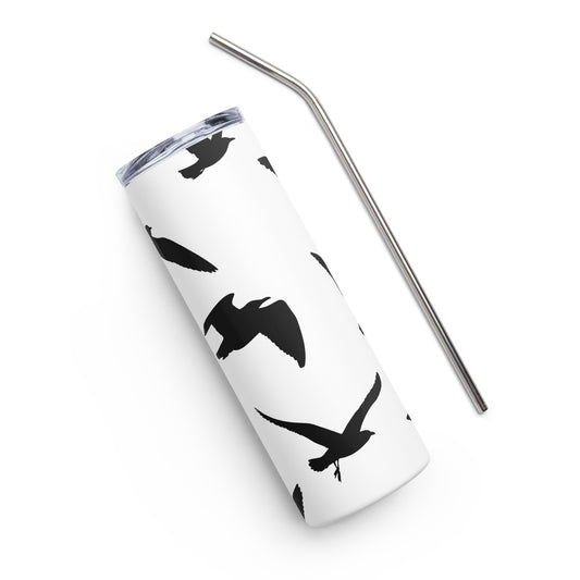 Black Birds - Stainless steel tumbler