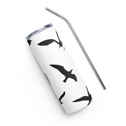 Black Birds - Stainless steel tumbler